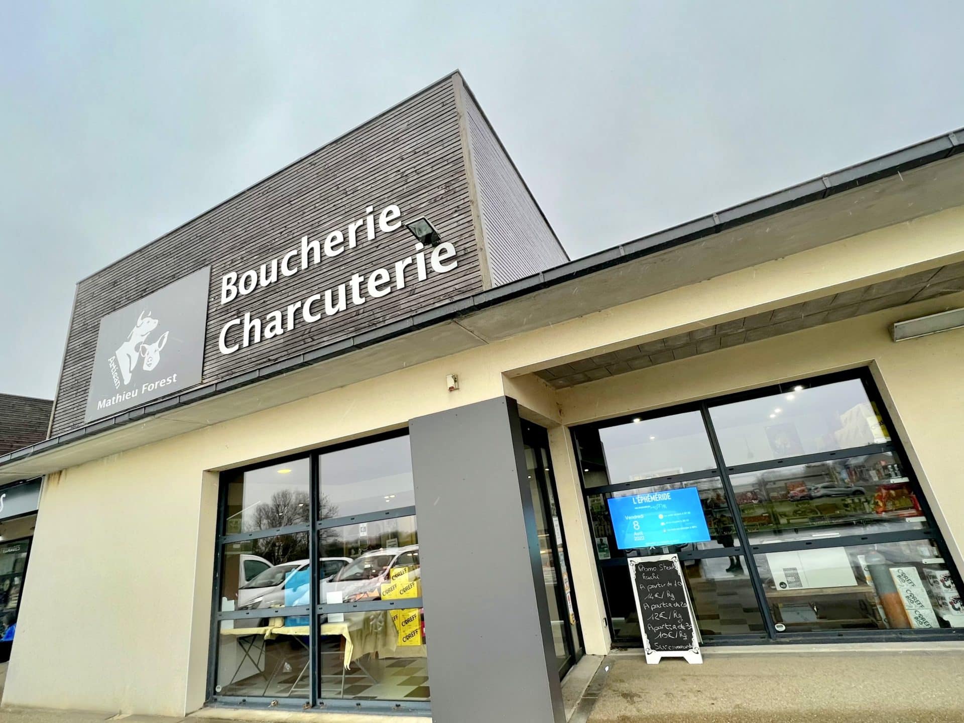 Contact téléphone Mathieu Forest Boucherie ploudalmézeau